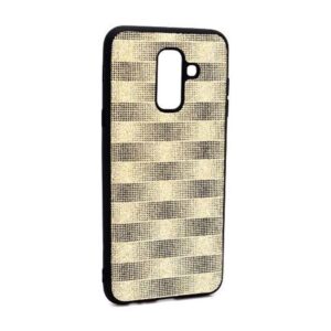 Futrola Glitter Plaid za Samsung A605G Galaxy A6 Plus 2018 zlatna