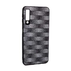 Futrola Glitter Plaid za Samsung A750F Galaxy A7 2018 crna