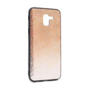 Futrola Glittering New za Samsung J600F Galaxy J6 2018 zlatno-srebrna