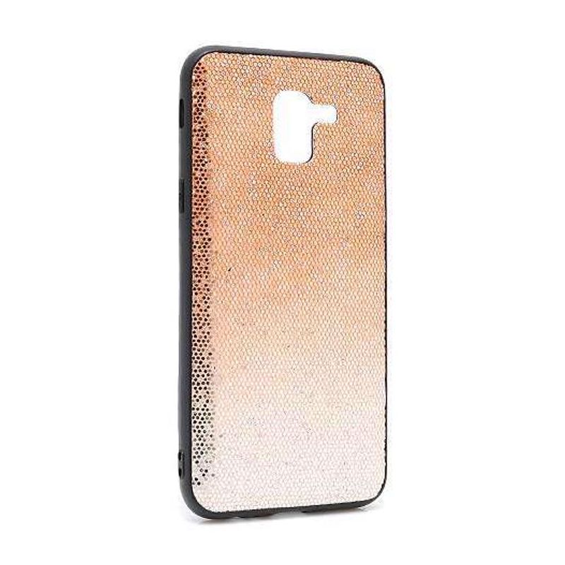 Futrola Glittering New za Samsung J600F Galaxy J6 2018 zlatno-srebrna