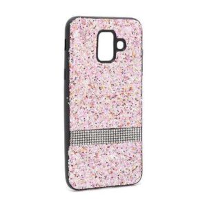 Futrola Glittering Stripe za Samsung A600F Galaxy A6 2018 roze