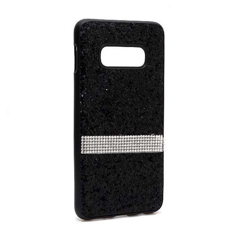 Futrola Glittering Stripe za Samsung G970F Galaxy S10e crna