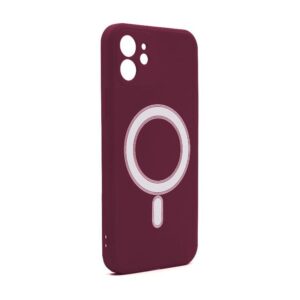 Futrola Magnetic connection colorful za Iphone 12 (6.1) bordo
