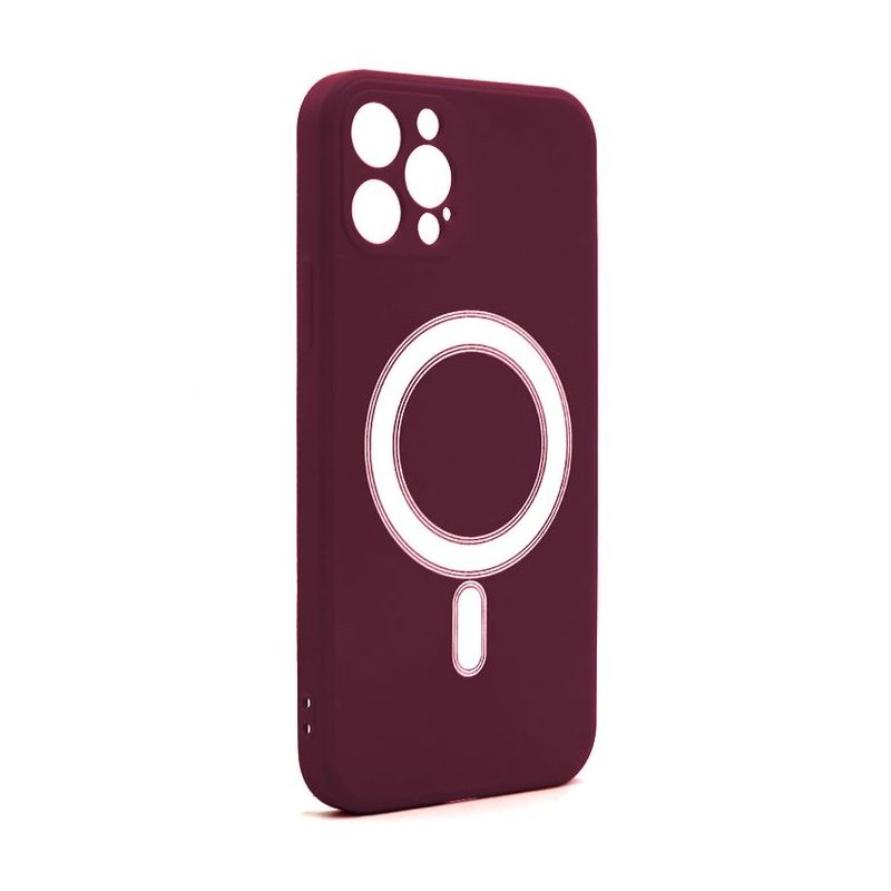 Futrola Magnetic connection colorful za Iphone 12 Pro (6.1) bordo