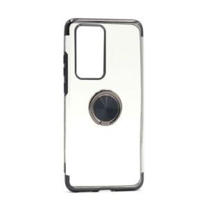 Futrola MAGNETIC RING CLEAR za Huawei P40 Pro crna