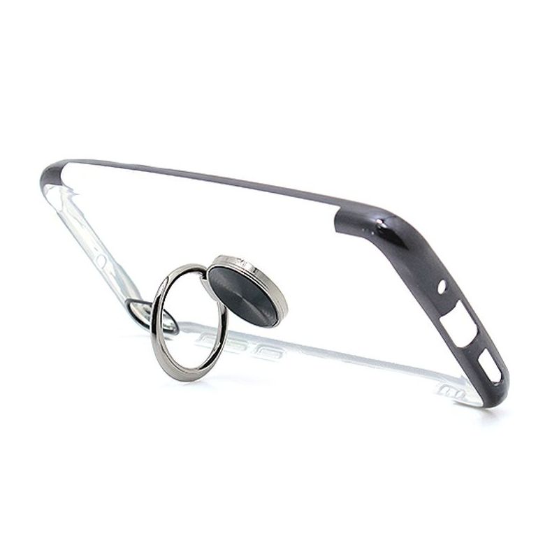 Futrola MAGNETIC RING CLEAR za Huawei Y5 2019/Honor 8S 2019/2020 crna
