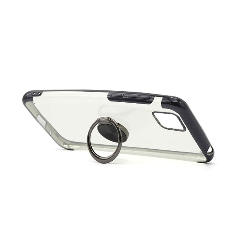 Futrola MAGNETIC RING CLEAR za Huawei Y5p/Honor 9S crna