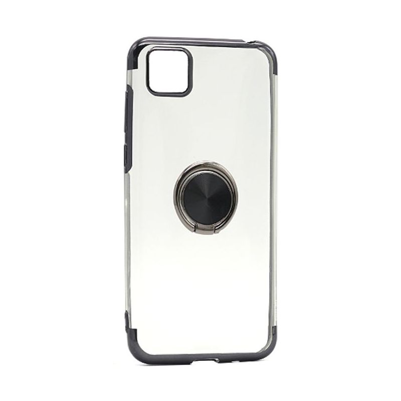 Futrola MAGNETIC RING CLEAR za Huawei Y5p/Honor 9S crna