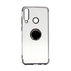 Futrola MAGNETIC RING CLEAR za Huawei Y6p crna
