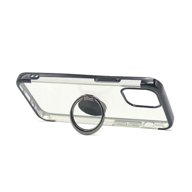 Futrola MAGNETIC RING CLEAR za Iphone 12 Mini (5.4) crna