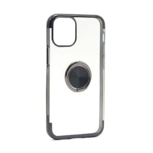Futrola MAGNETIC RING CLEAR za Iphone 12 Mini (5.4) crna