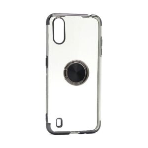 Futrola MAGNETIC RING CLEAR za Samsung A015F Galaxy A01 crna