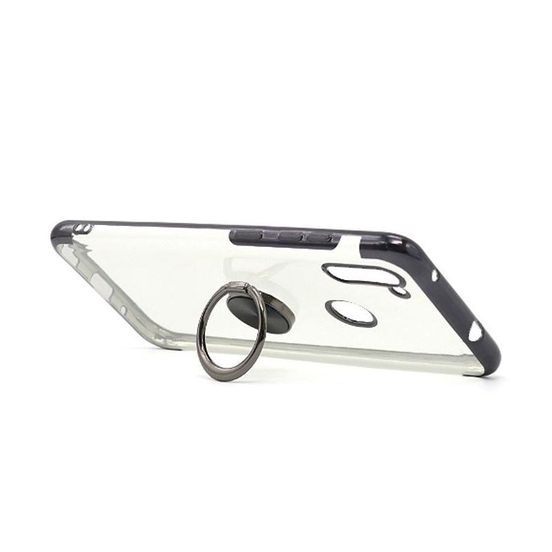 Futrola MAGNETIC RING CLEAR za Samsung A115F Galaxy A11 crna