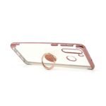 Futrola MAGNETIC RING CLEAR za Samsung A215F Galaxy A21 roze - Slika 2