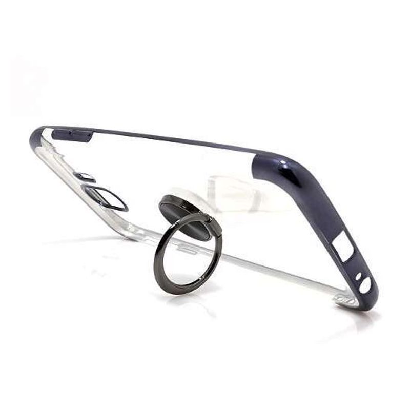 Futrola MAGNETIC RING CLEAR za Samsung J400F Galaxy J4 2018 crna