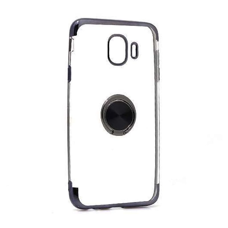 Futrola MAGNETIC RING CLEAR za Samsung J400F Galaxy J4 2018 crna