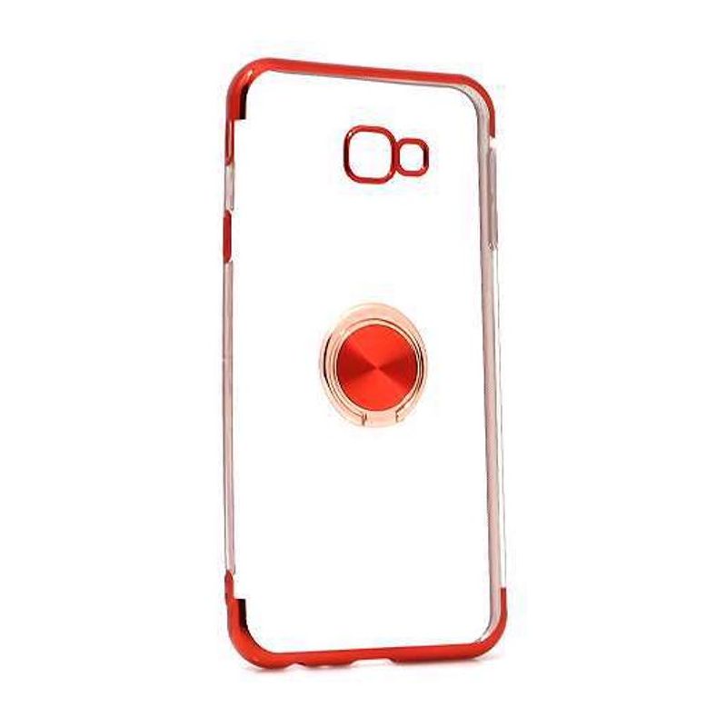 Futrola MAGNETIC RING CLEAR za Samsung J415F Galaxy J4 Plus crvena