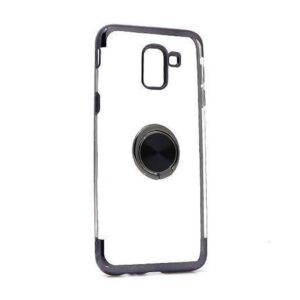 Futrola MAGNETIC RING CLEAR za Samsung J600F Galaxy J6 2018 crna
