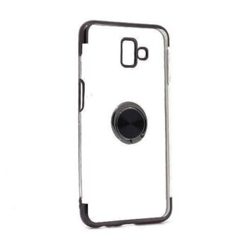 Futrola MAGNETIC RING CLEAR za Samsung J610F Galaxy J6 Plus crna