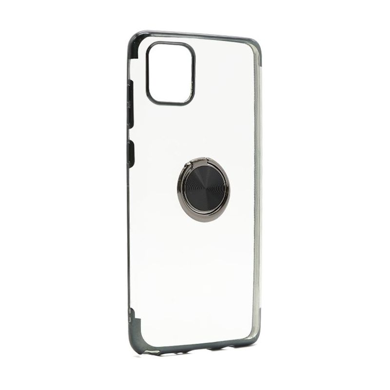 Futrola MAGNETIC RING CLEAR za Samsung N770F Galaxy Note 10 Lite crna