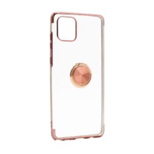 Futrola MAGNETIC RING CLEAR za Samsung N770F Galaxy Note 10 Lite roze