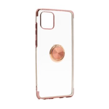 Futrola MAGNETIC RING CLEAR za Samsung N770F Galaxy Note 10 Lite roze
