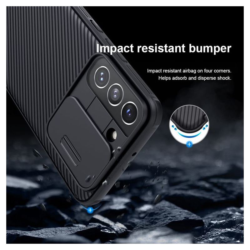 Futrola Nillkin Cam Shield Pro za Samsung Galaxy S22 crna