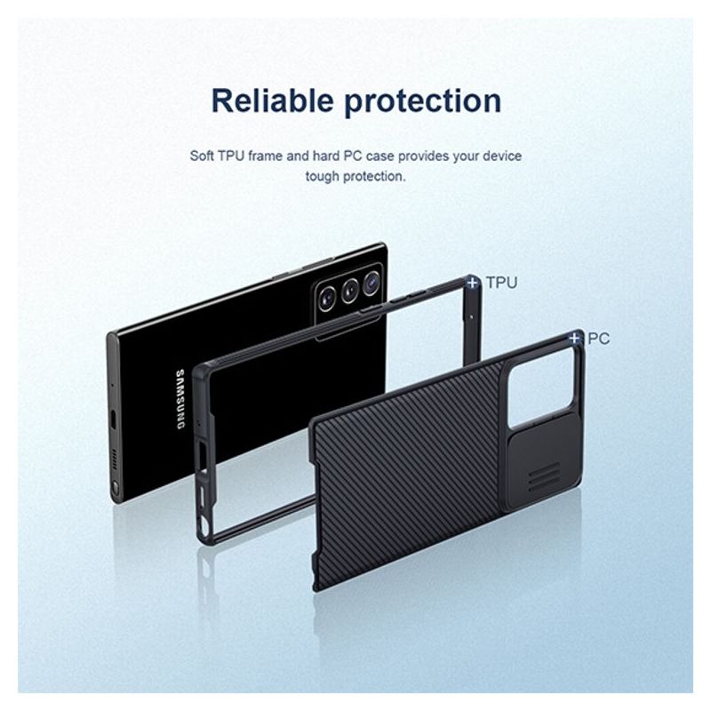 Futrola Nillkin Cam shield Pro za Samsung N985F Galaxy Note 20 Ultra crna