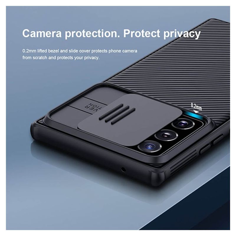 Futrola Nillkin Cam shield Pro za Samsung N985F Galaxy Note 20 Ultra crna