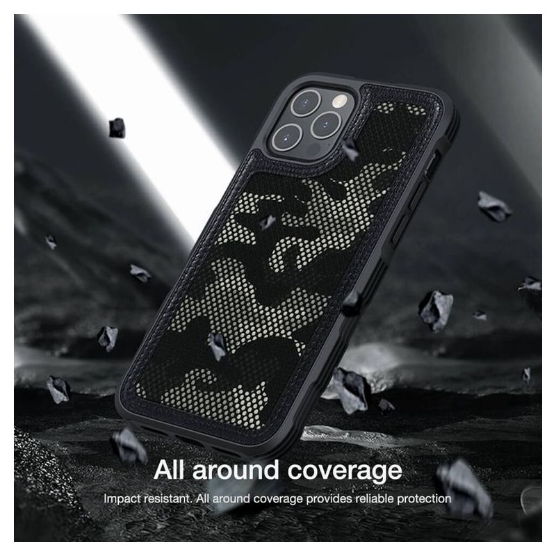 Futrola Nillkin Camo Case za Iphone 12/12 Pro 6.1 crna