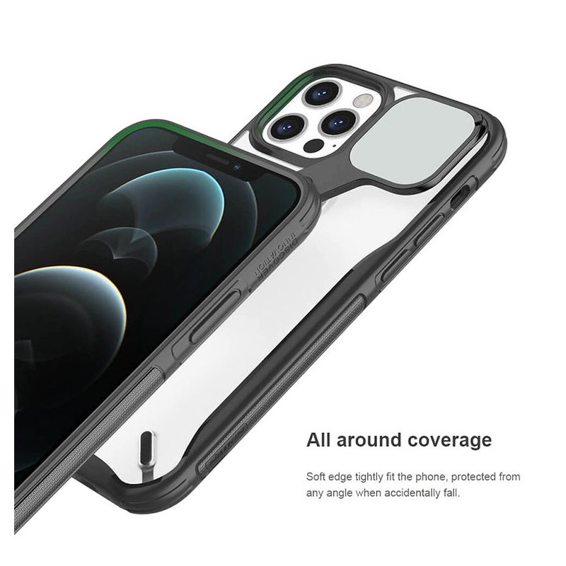Futrola NILLKIN Cyclops za Iphone 12/12 Pro (6.1) crna