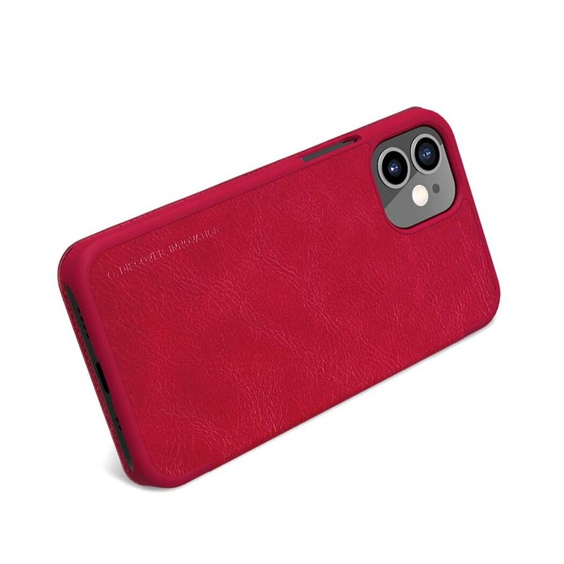 Futrola NILLKIN Qin za iPhone 12 Mini (5.4) crvena