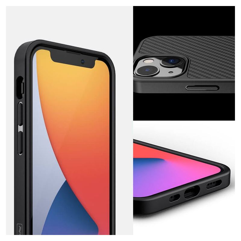 Futrola Nillkin Synthetic Fiber za Iphone 13 (6.1) crna