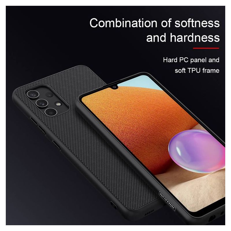 Futrola NILLKIN Textured za Samsung A325F Galaxy A32 4G (EU) crna