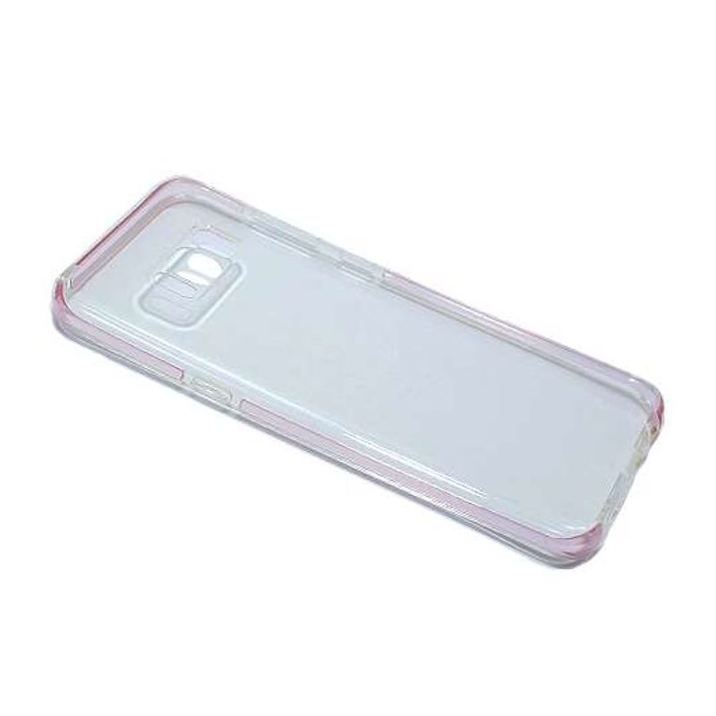 Futrola PLATINA CLEAR za Samsung G955F Galaxy S8 Plus roze