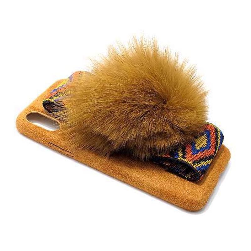 Futrola Puff za Iphone X braon