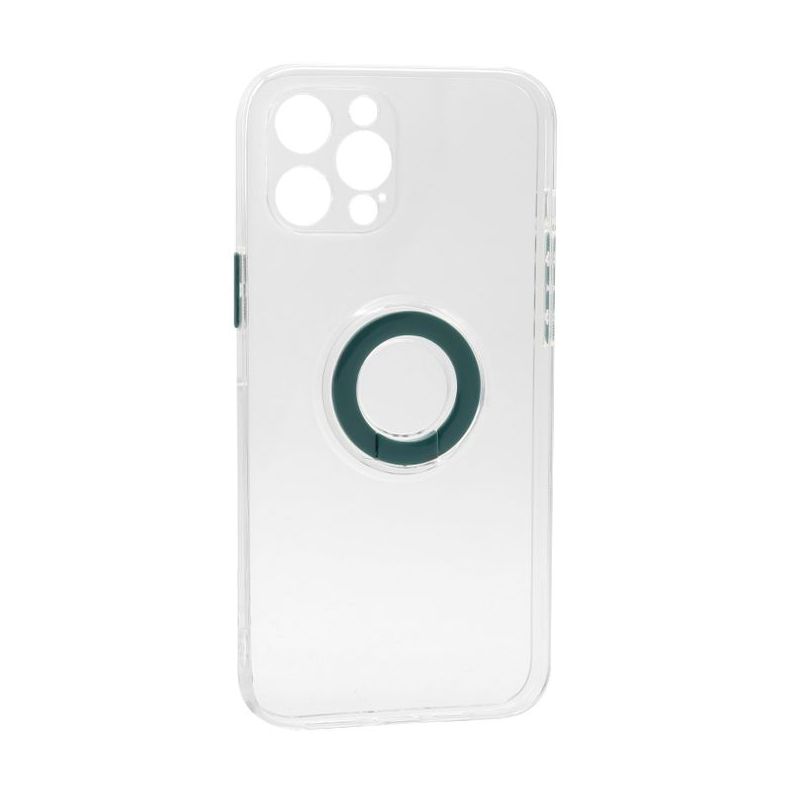 Futrola RING CASE TPU za Iphone 12 Pro Max (6.7) tamno zelena