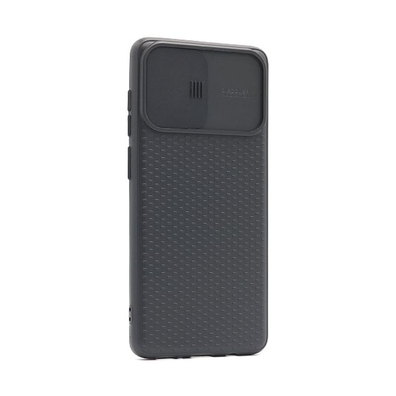 Futrola silikon Cam Shield za Samsung A715F Galaxy A71 crna