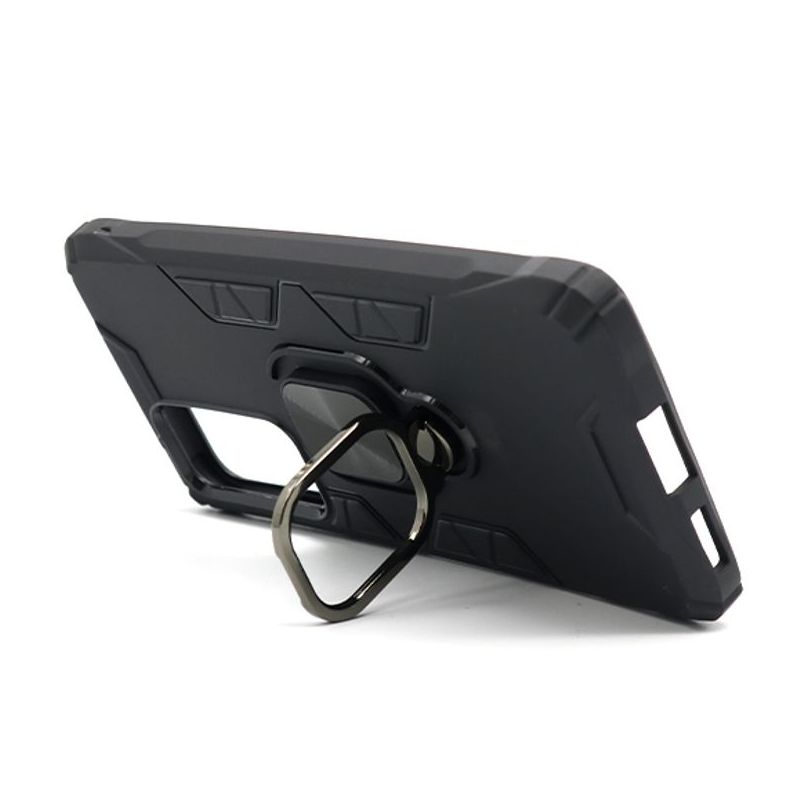 Futrola silikon DEFENDER RING za Huawei P40 crna