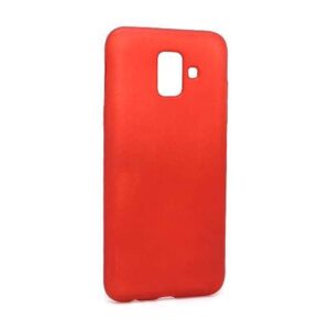 Futrola silikon DURABLE za Samsung A600F Galaxy A6 2018 mat crvena