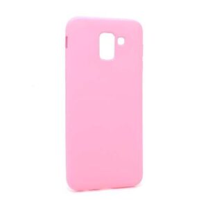 Futrola silikon DURABLE za Samsung J600F Galaxy J6 2018 mat roze