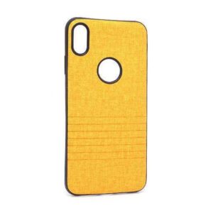 Futrola silikon Embossed za Iphone XS Max svetlo narandzasta