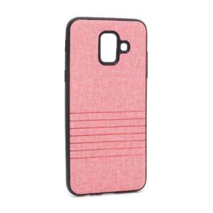 Futrola silikon Embossed za Samsung A600F Galaxy A6 2018 roze