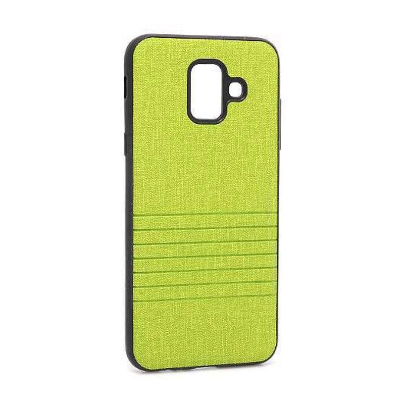 Futrola silikon Embossed za Samsung A600F Galaxy A6 2018 zelena