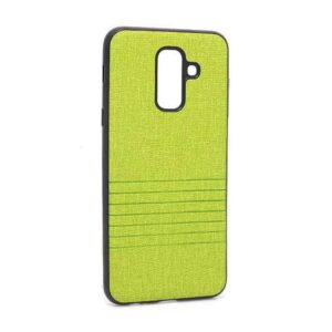 Futrola silikon Embossed za Samsung A605G Galaxy A6 Plus 2018 zelena