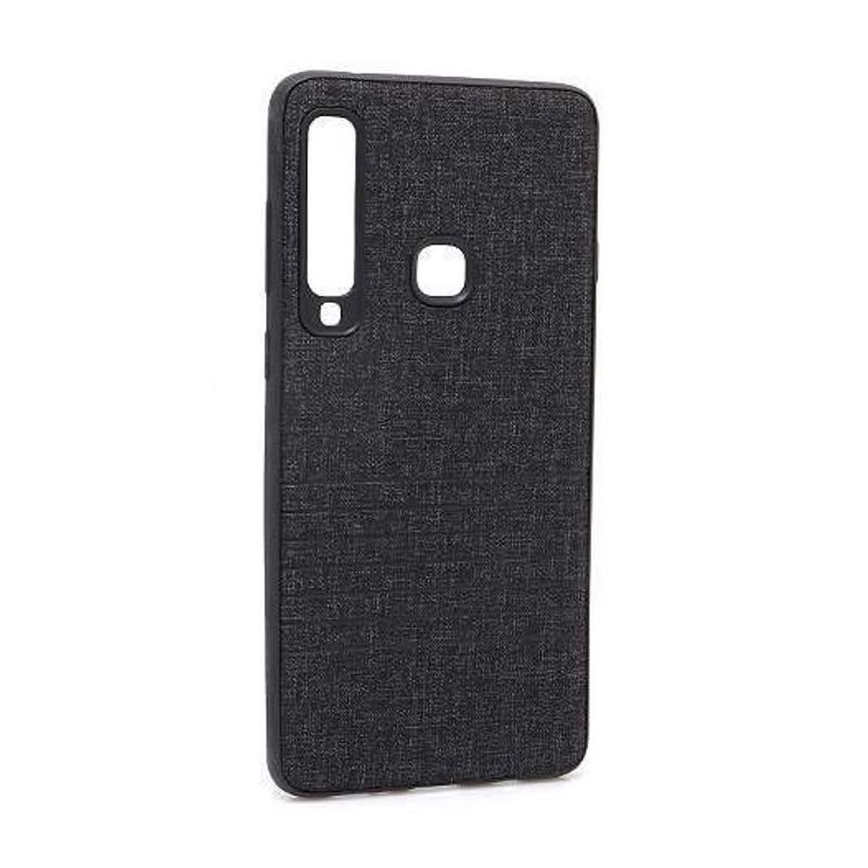 Futrola silikon Embossed za Samsung A920F Galaxy A9 2018 crna