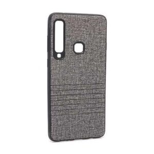 Futrola silikon Embossed za Samsung A920F Galaxy A9 2018 siva