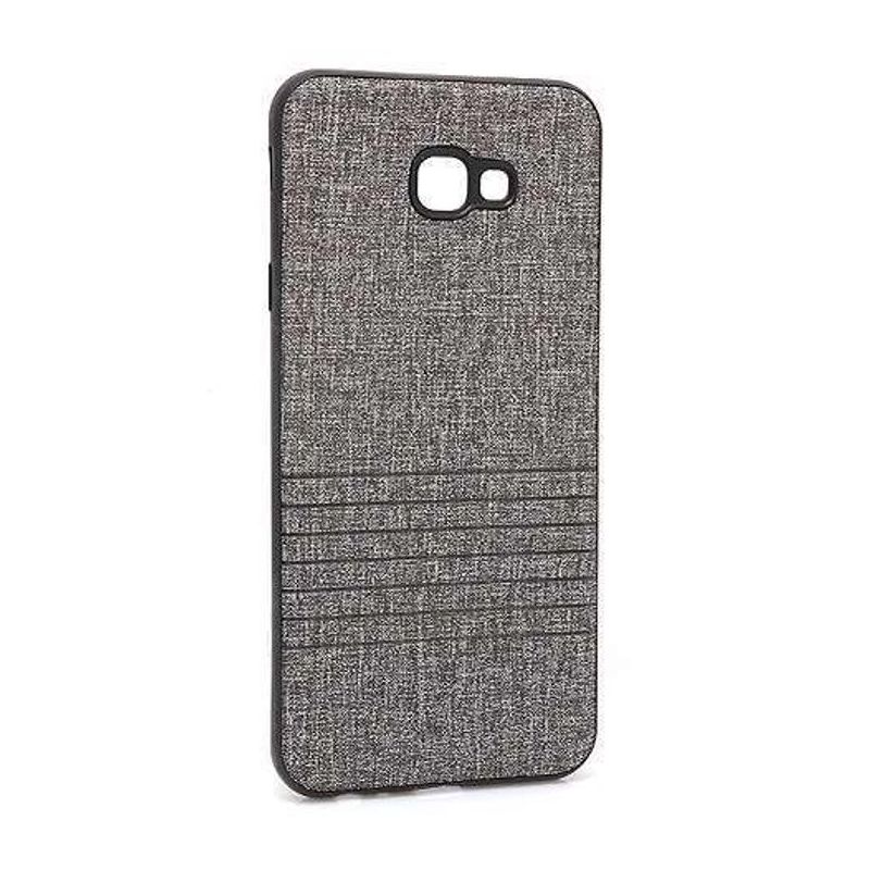Futrola silikon Embossed za Samsung J415F Galaxy J4 Plus siva