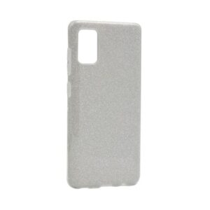 Futrola silikon GLITTER SHOW YOURSELF za Samsung A415F Galaxy A41 srebrna