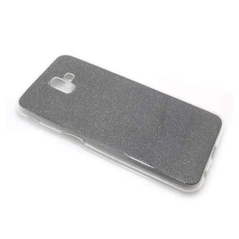 Futrola silikon GLITTER za Samsung J610F Galaxy J6 Plus siva